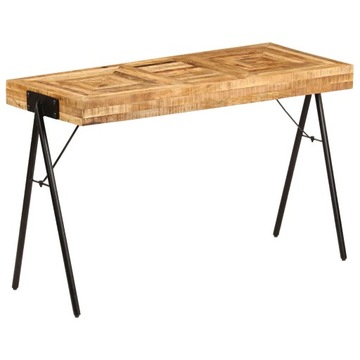 vidaXL Biurko z litego drewna mango, 118 x 50 x 75 cm, 246338