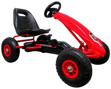 GOKART G4r NA PEDAŁA POMPOWANE KOŁA HAMULEC RĘCZNY