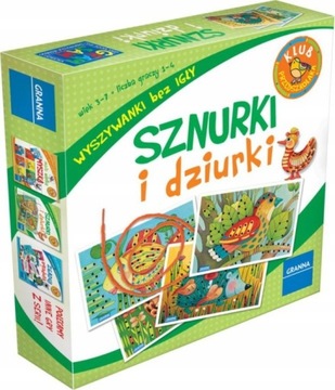 GRA WYSZYWANKI BEZ IGŁY - SZNURKI I DZIURKI GRANNA