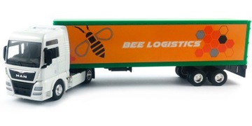 МОДЕЛЬ TIR MAN TGX XXL BEE LOGISTICS WELLY 1:64