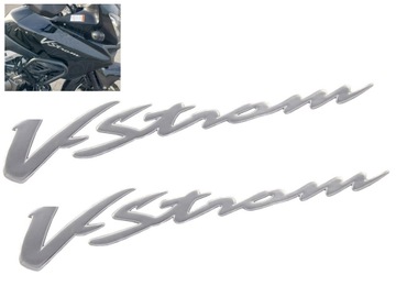 EMBLEMAT ZNACZEK NAKLEJKA 3D CHROM SILIKON SUZUKI DL 650 1000 1050 V-STROM