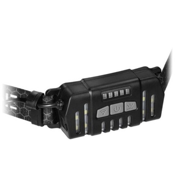 LATARKA CZOŁOWA CZOŁÓWKA AKU USB CZUJNIK RUCHU 10W