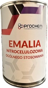 EMALIA NITROCELULOZOWA CZARNA RAL 9005 1L PROCHEM