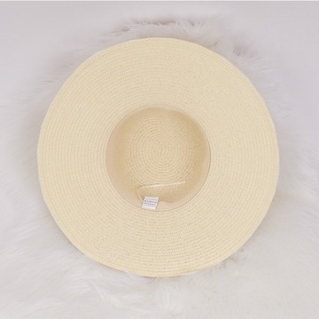 Женская соломенная летняя пляжная шляпа