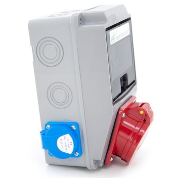 ЗАЩИЩЕННЫЙ САДОВЫЙ РАСПРЕДЕЛИТЕЛЬНЫЙ ЩИТ 32А/5П 2*GS 6M