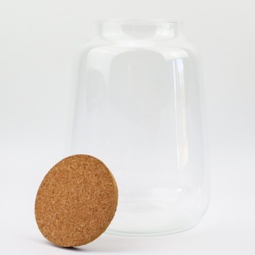 Банка с пробкой ФОНАРЬ XXL 35см ЛЕС В БАНКЕ МИКРОКЛИМАТ