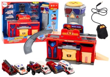 Пожежна охорона транспортні засоби 6 шт. Lean Toys 440x315 мм