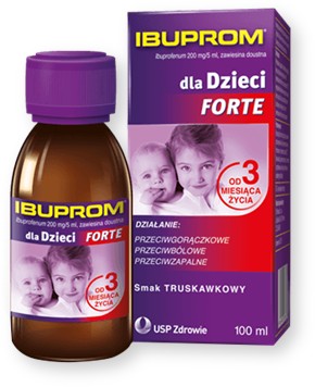 Ibuprom dla Dzieci Forte, syrop, 100ml