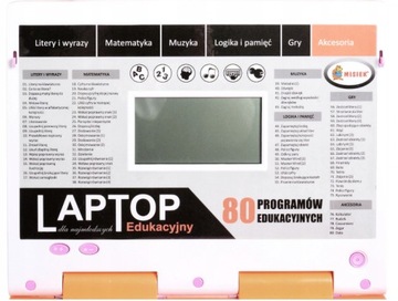LAPTOP EDUKACYJNY 80 PROGRAMÓW USB DO NAUKI