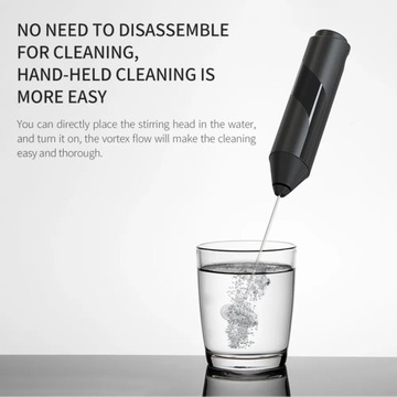 Milk Frother Handheld Cappuccino Maker Coffee Foamer Mixer Egg Beater