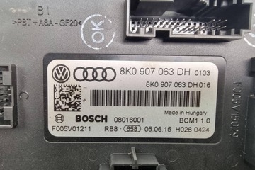 MODUL POHODĚ AUDI A4 AVANT (8K5, B8) 8K0907063DH 2.0L DIESEL 2015