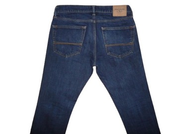 Spodnie dżinsy ABERCROMBIE W32/L34=43/108cm jeansy