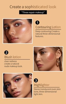 Набор ручек для макияжа по контуру лица.