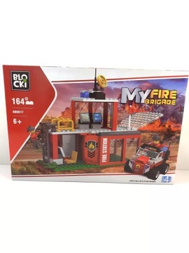 KLOCKI BLOCKI MY FIRE BRIGADE KB0817 REMIZA