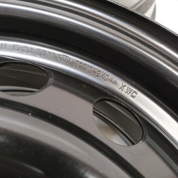 4× DISK OCELOVÝ HYUNDAI OE 6.0" X 15" 5X114.3 ET 44