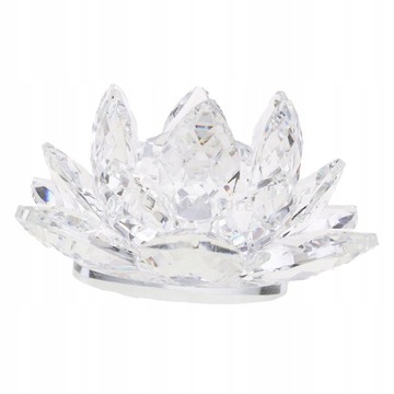 Хрустальный цветок лотоса - прозрачный