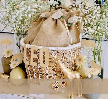 Woreczki Dekoracyjne Ozdobne 10x14cm 30x Jutowych