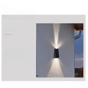 2 SZT. SŁONECZNA LAMPA ŚCIENNA LED WODOODPORNA