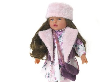 LALKA STYLOWA Z DŹWIĘKIEM 45 CM W PUDEŁKU ADAR