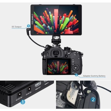 Монитор Feelworld F7 PRO 7 с разрешением 4K