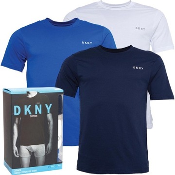 DKNY- t-shirt męski, koszulka100% bawełna, trójpak M.