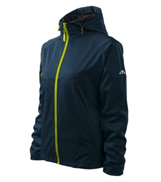 Oddychająca Damska Kurtka roz L 3-Warstwowa Membrana TPU Softshell COOL