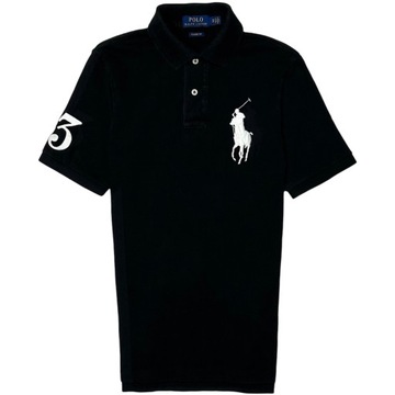 POLO RALPH LAUREN Koszulka Polo Męska Custom Fit Logowana r. XS