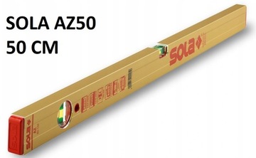 POZIOMICA ALUMINIOWA SOLA AZ50 50CM ANODOWANA