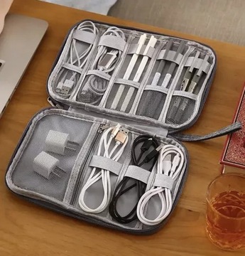 Органайзер для зарядного кабеля для путешествий и туристов