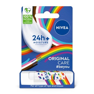 NIVEA LE PRIDE ORIGINAL CARE Pielęgnująca ochronna pomadka do ust 4,8 g