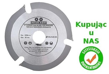 WIDI ПИЛЬНЫЙ ДИСК ДЛЯ РЕЗКИ ДРЕВЕСИНЫ 125 3 ЗУБЦА