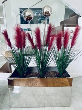 Искусственная пампасная трава, разные цвета, xxl, 90 см.