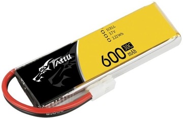 Pakiet LiPo Tattu 600mAh 3,7V 30C 1S Molex do modeli Element Enduro24