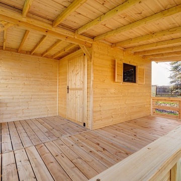 Производитель деревянных дачных домиков Палермо 3