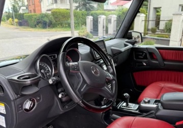 Mercedes Klasa G W463 Off-roader długi Facelifting G 500 388KM 2013 Mercedes-Benz Klasa G G550 V8 niski przebieg bezwypadkowy serwisowany w ASO, zdjęcie 16