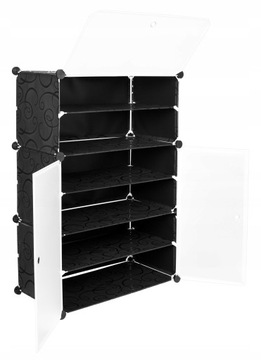 МОДУЛЬНЫЙ ШКАФ ДЛЯ ОБУВИ ОРГАНИЗАТОР ДЛЯ ОБУВИ ПОДСТАВКА ПОЛКА ГАРДЕРОБ КОРОБКИ