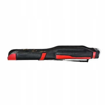 Sztywny Pokrowiec Black Red TrzyKomorowy 145cm PYBR3145