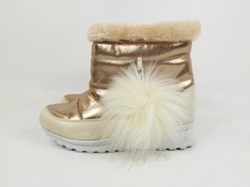 Trendyol fur detail snow ankle boot śniegowce botki r. 37