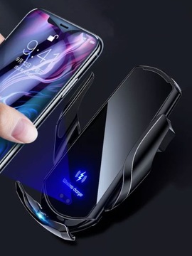 ИНДУКТИВНОЕ ЗАРЯДНОЕ УСТРОЙСТВО, АВТОМОБИЛЬНЫЙ ДЕРЖАТЕЛЬ QI, АВТОМАТИЧЕСКОЕ ДЛЯ СЕТКИ 15 Вт