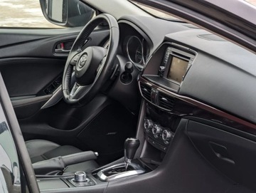 Mazda 6 III Kombi 2.2 SKYACTIV-D I-ELOOP 175KM 2013 Mazda 6 Navi Ledy Automat Tempomat Serwis Gwarancja 2.2 Diesel 175KM, zdjęcie 23