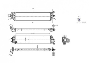 CHLADIČ VZDUCHU OPEL MOVANO B 2010-