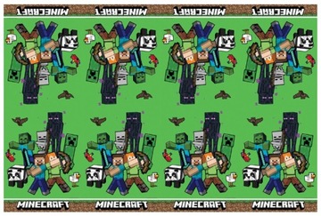 Obrus foliowy Minecraft 120x180 cm
