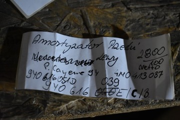 IDEÁLNÍ TLUMIČ PŘEDNÍ LEVÝ PORSCHE CAYENNE 9Y 1