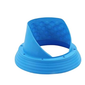 2 x 6,5-дюймовые силиконовые перегородки для автомобильных динамиков, водонепроницаемые аксессуары, синие