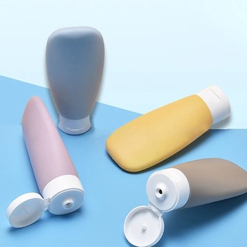 4pcs/set 60ml Soap And Shampoo Dispenser Port