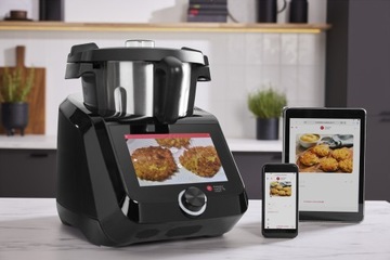 САМЫЙ НОВЫЙ УМНЫЙ РОБОТ MONSIEUR CUISINE 8 ДЮЙМОВ LIDLOMIX WIFI 2024 PL, ЧЕРНЫЙ