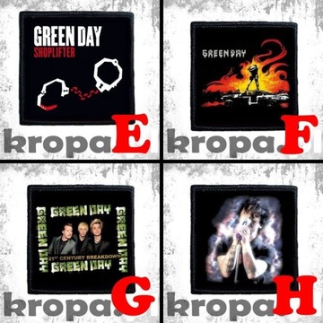 Нашивка GREEN DAY 8 X 8 см. Множество дизайнов!