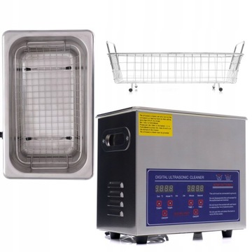 УЛЬТРАЗВУКОВАЯ МОЕЧНАЯ МАШИНА ДЛЯ МОЙКИ ДЕТАЛЕЙ ВАННЫ 3,2л КОСМЕТИЧЕСКИЙ СТЕРИЛИЗАТОР КОРЗИНА
