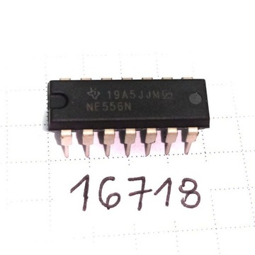 Układ Scalony Texas Instruments NE556 Zegar RC 500kHz RoHS DIP14