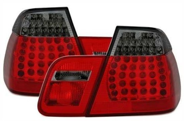 LAMPY TYLNE LED BMW E46 98-01 SEDAN RED / SMOKE